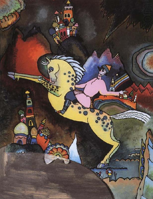 Rozsaszin lovas, Wassily Kandinsky